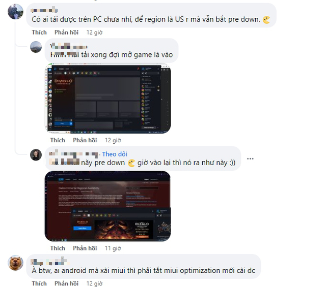 Members of the Latest Mobile Game Introduction group discussing Diablo Immortal