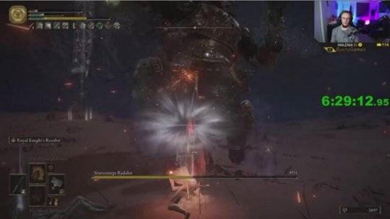 With this formula, the streamer beat every boss in Elden Ring