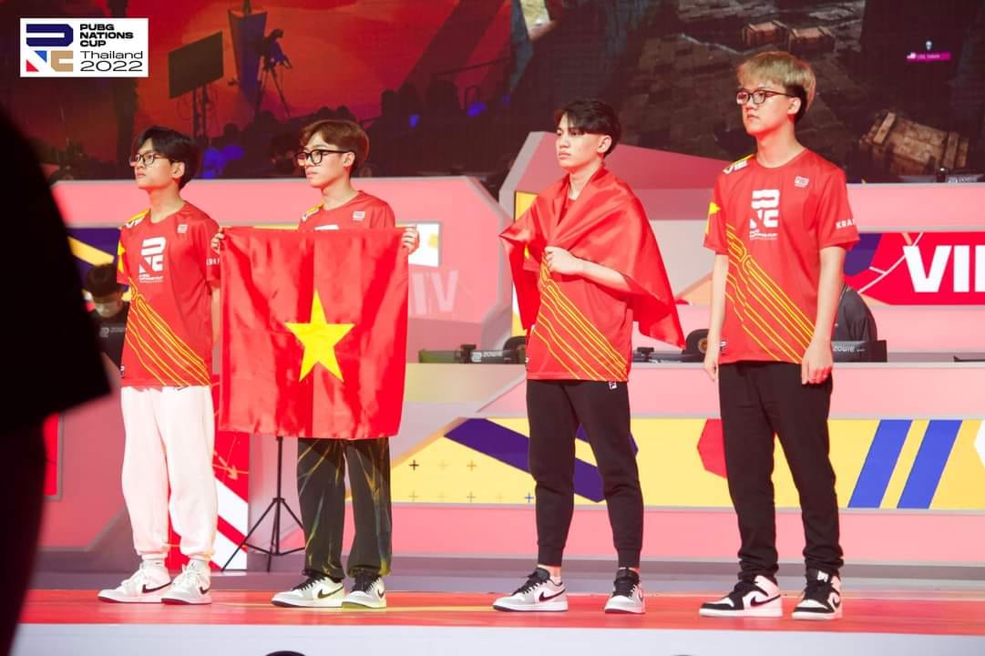 Vietnam PUBG team in action
