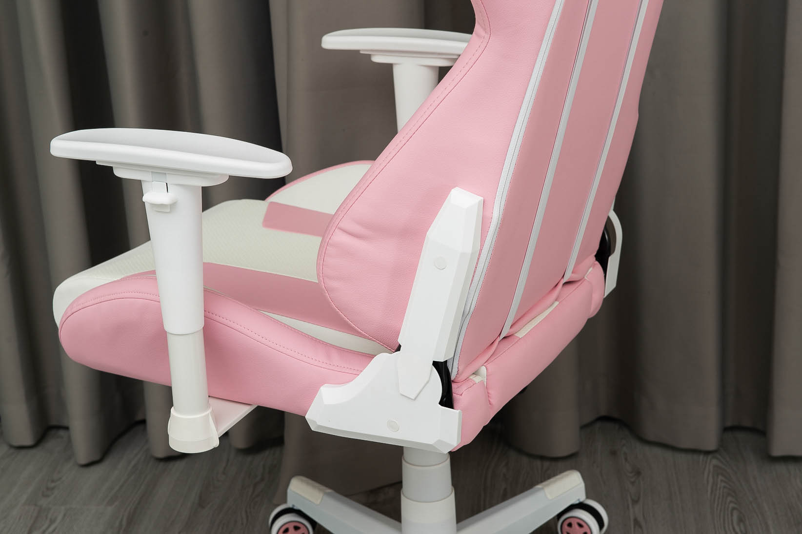 Chair wheels and base close-up