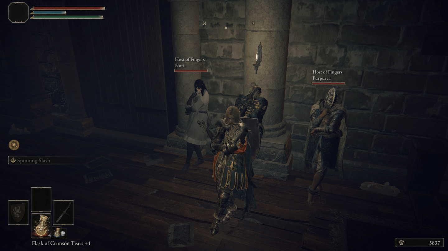 Scenes of players co-oping through Luke Yui's mod