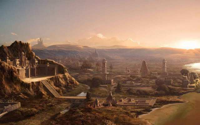 Ancient ruins suggesting early civilizations