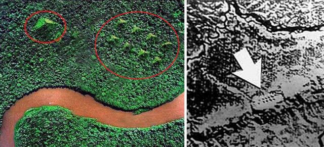 Suspicious small dots in NASA satellite images possibly Paratoari pyramids