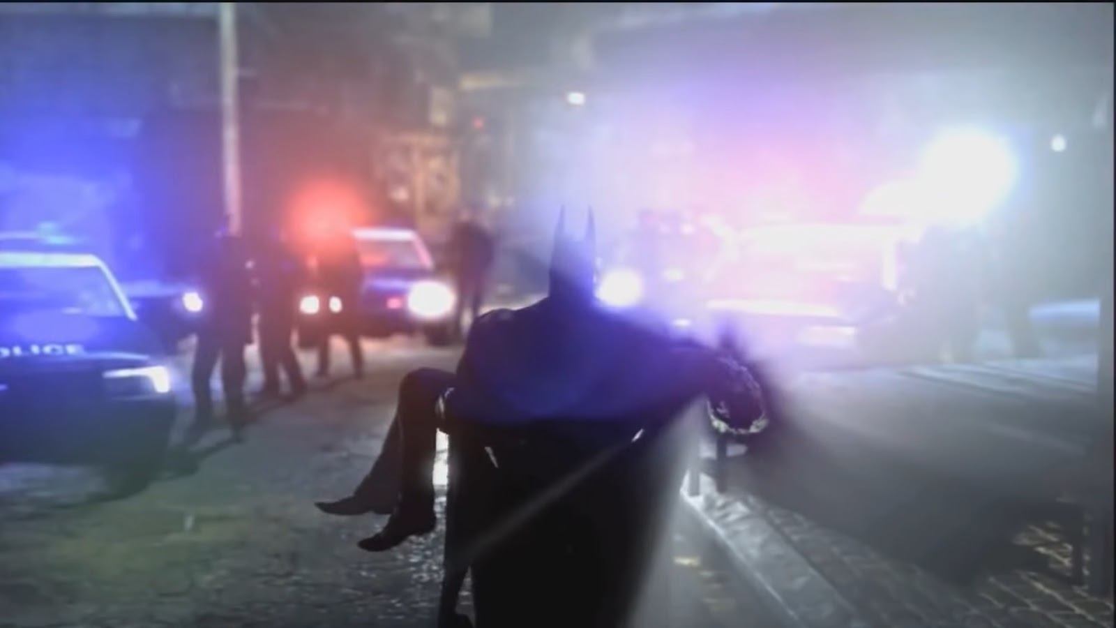 Joker attacks Batman