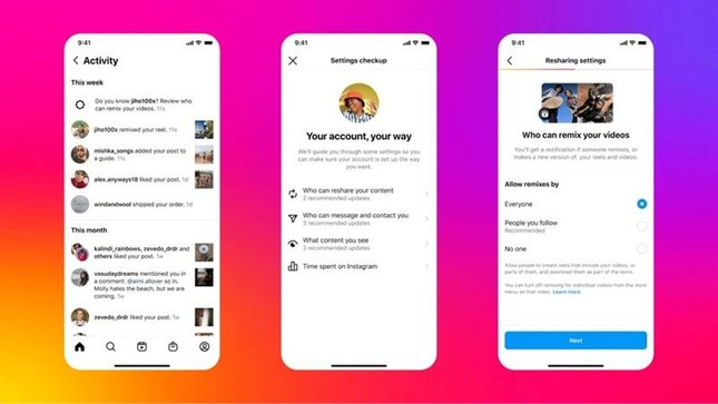 Instagram adds new options for teen accounts. (Photo: 9to5Mac)