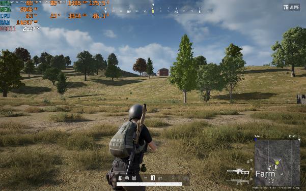 PUBG with ultra-high frame rates