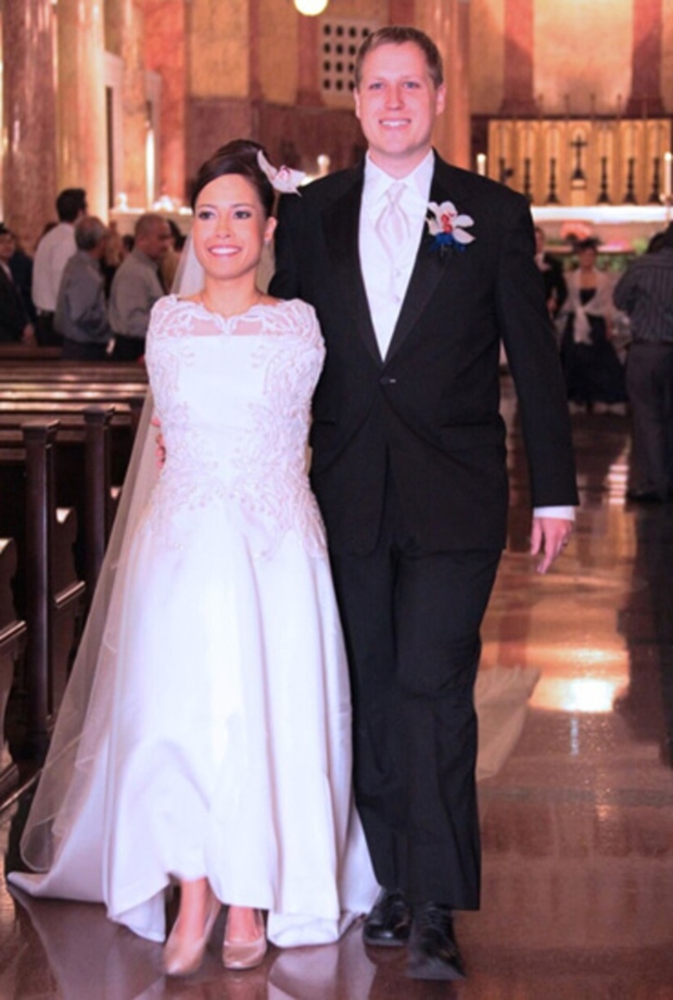 Jessica married her husband in 2012.