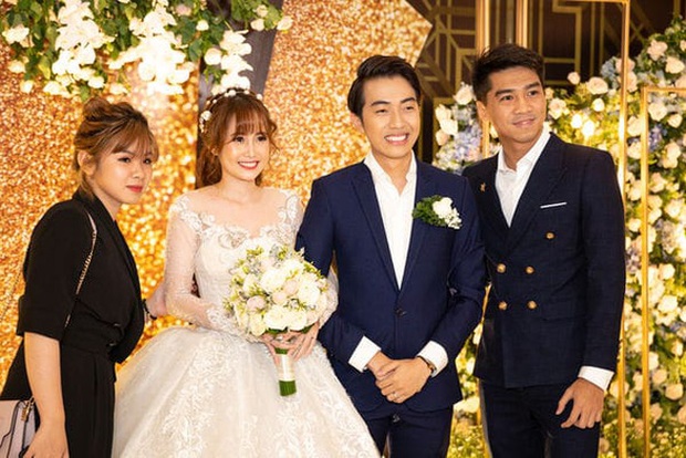 The couple attending Cris Phan’s wedding in June 2019