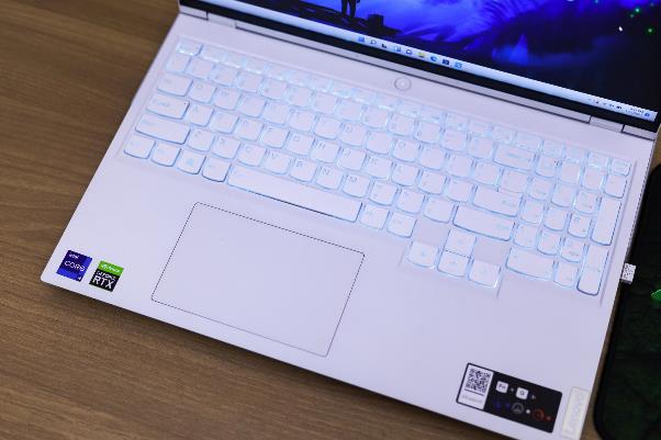 Legion 5i Pro keyboard with RGB lighting