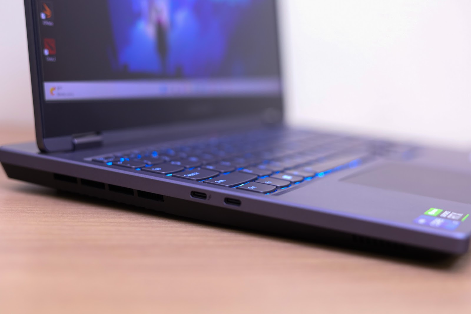 Lenovo Legion 5i 2022 Review: Smooth Gaming Powerhouse 4 Left side with 2 USB Type-C ports