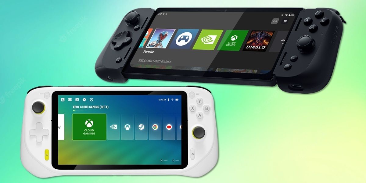 Razer Edge vs Logitech G Cloud handheld devices