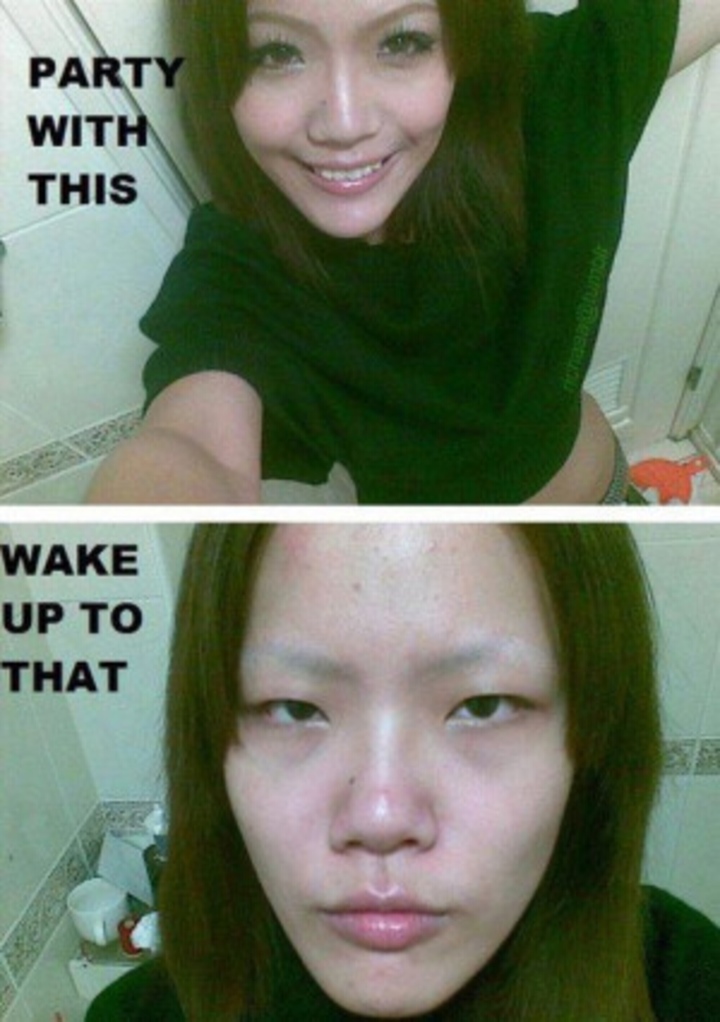 Funny Truth Behind Online Photos vs Real Life 9 The difference between party photos and how you look once you get home.