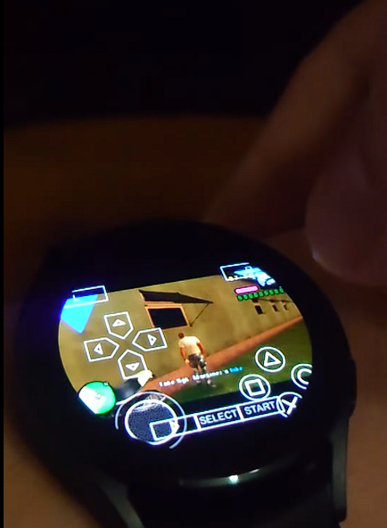 Gamer Plays GTA Vice City on Galaxy Smartwatch 4 4 GTA Vice City gameplay on Galaxy Smartwatch 4
