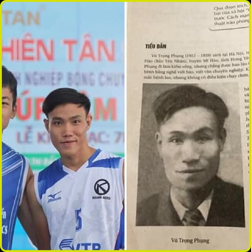 The Strange World of Doppelgängers: Your Lookalike Might Be Out There 23 A popular trend in Vietnam: sharing photos showing resemblance to authors in textbooks.