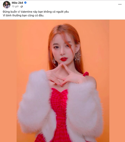 Vietnamese Streamer Mèo 2k4’s Bold Valentine’s Day Message Hits Fans Hard 2 Mèo 2k4's candid Valentine message
