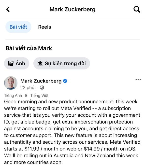 Facebook Lets Users Buy Blue Checkmarks, iOS Pricing Is Higher 1 base64 1676861565618917400960 1676863575277 16768635757161493105763