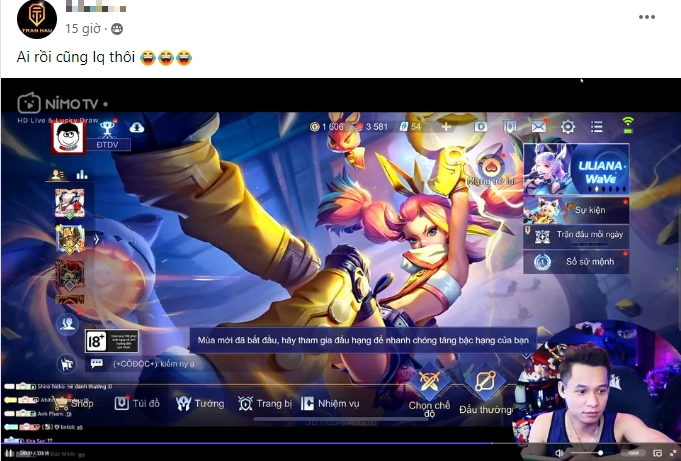 Độ Mixi playing Arena of Valor