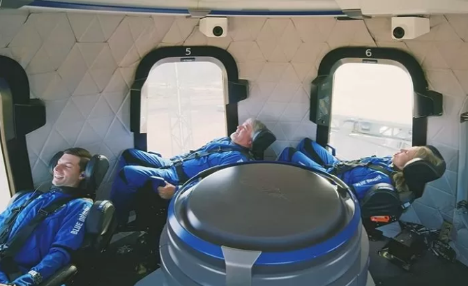 A scene from the video