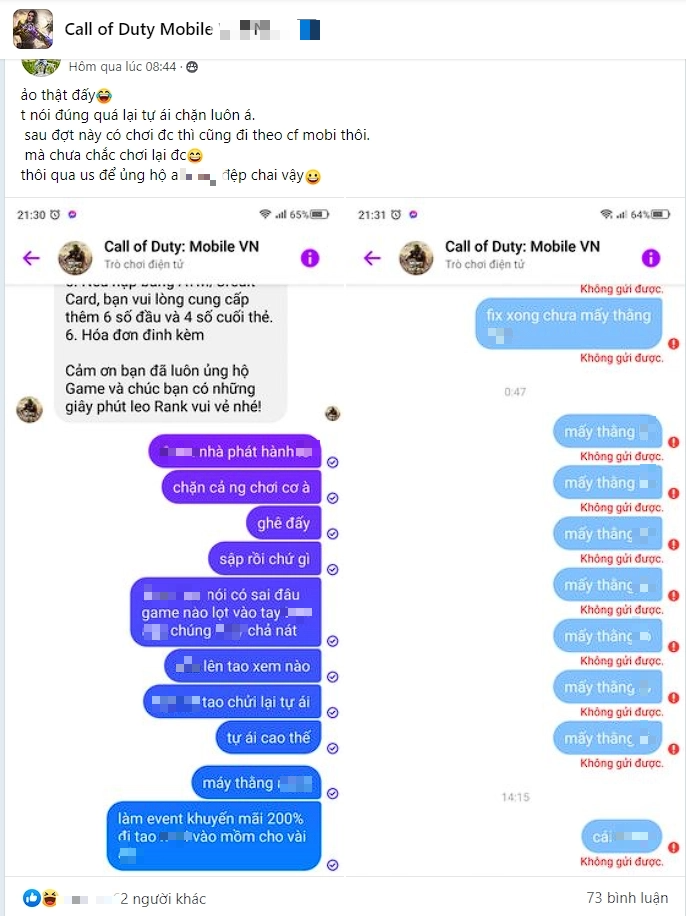 VNG Bans Player After Angry Call of Duty Mobile Login Complaints 1 base64 16794773195131856391304 1679481150461 1679481150719164142259