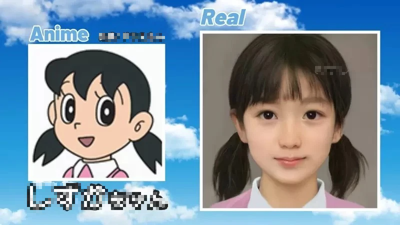 AI Turns Doraemon Into a Creepy Real-Life Version 2 AI-generated Nobita image