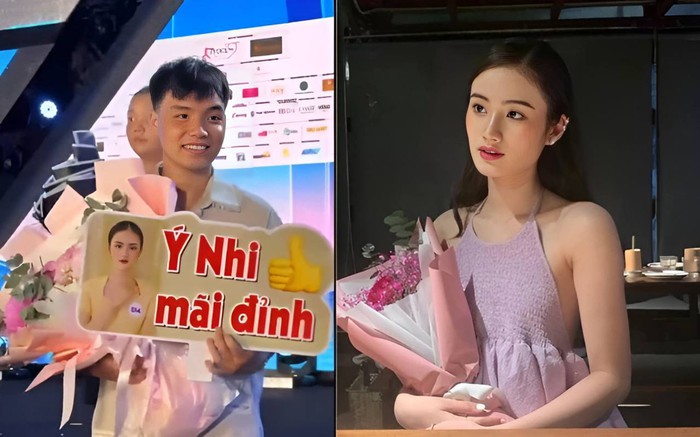 Newly crowned Miss Ý Nhi and her boyfriend