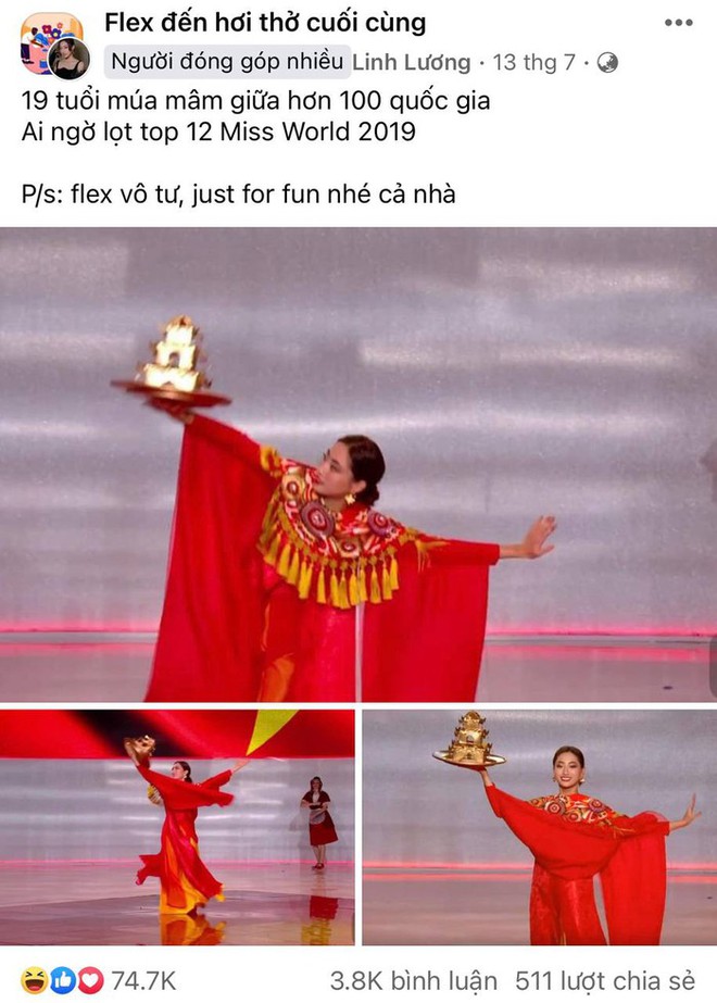 Flex Group Hits 1.4M Members Then Pauses Activity 5 Miss Luong Thuy Linh was one of the first celebrities to post in the group