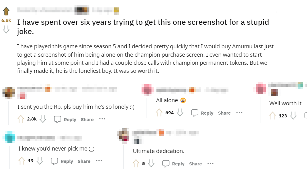 Gamer Spends 6 Years Perfecting Legendary Amumu Joke 3 More than half a decade of effort earned huge praise from the community.