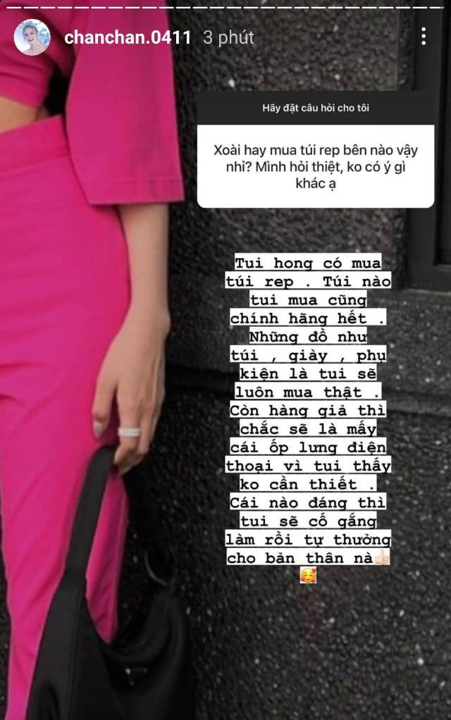 Xoài Non Spends Nearly $17K Shopping in 5 Months 8 Xoài Non responds to fake bag rumors
