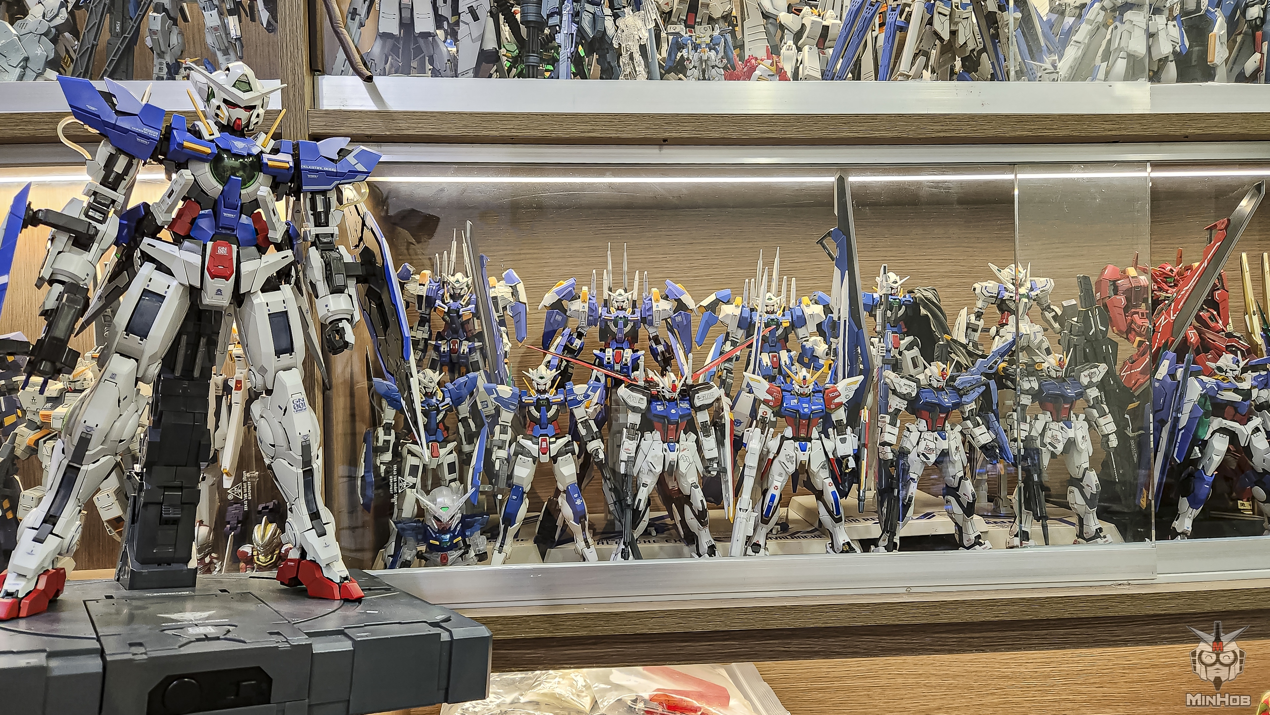 Collector Shows Off Massive Gundam Model Collection After 11 Years 13 exia 1707528070577341499982