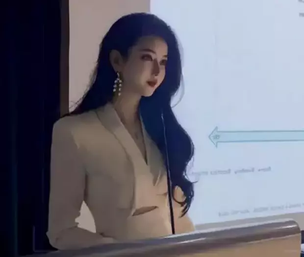 Students Snap Stunning Teacher’s Perfect Profile Photo 1 Young female teacher in class