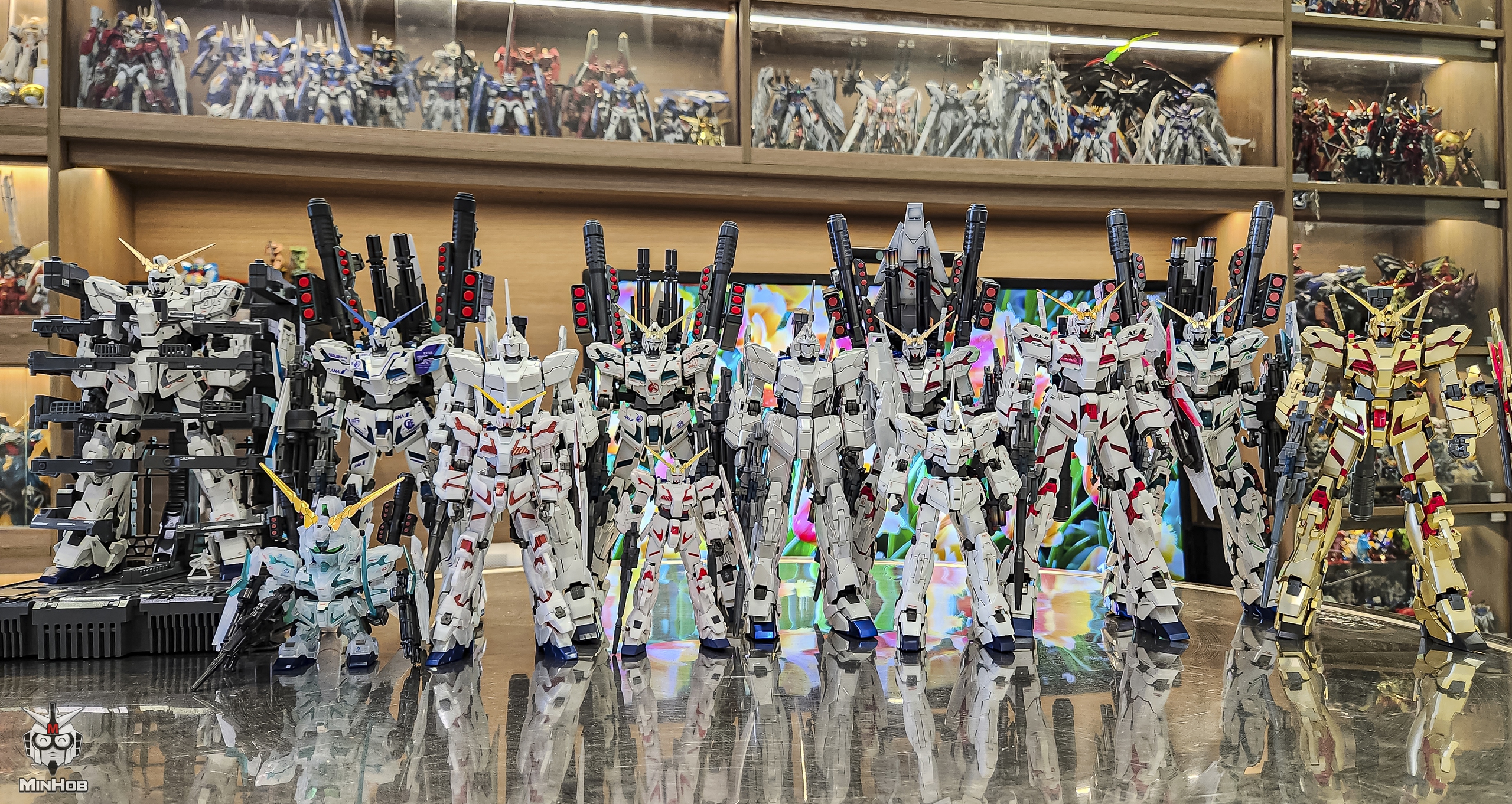 Collector Shows Off Massive Gundam Model Collection After 11 Years 11 uni 17075280713731364611198