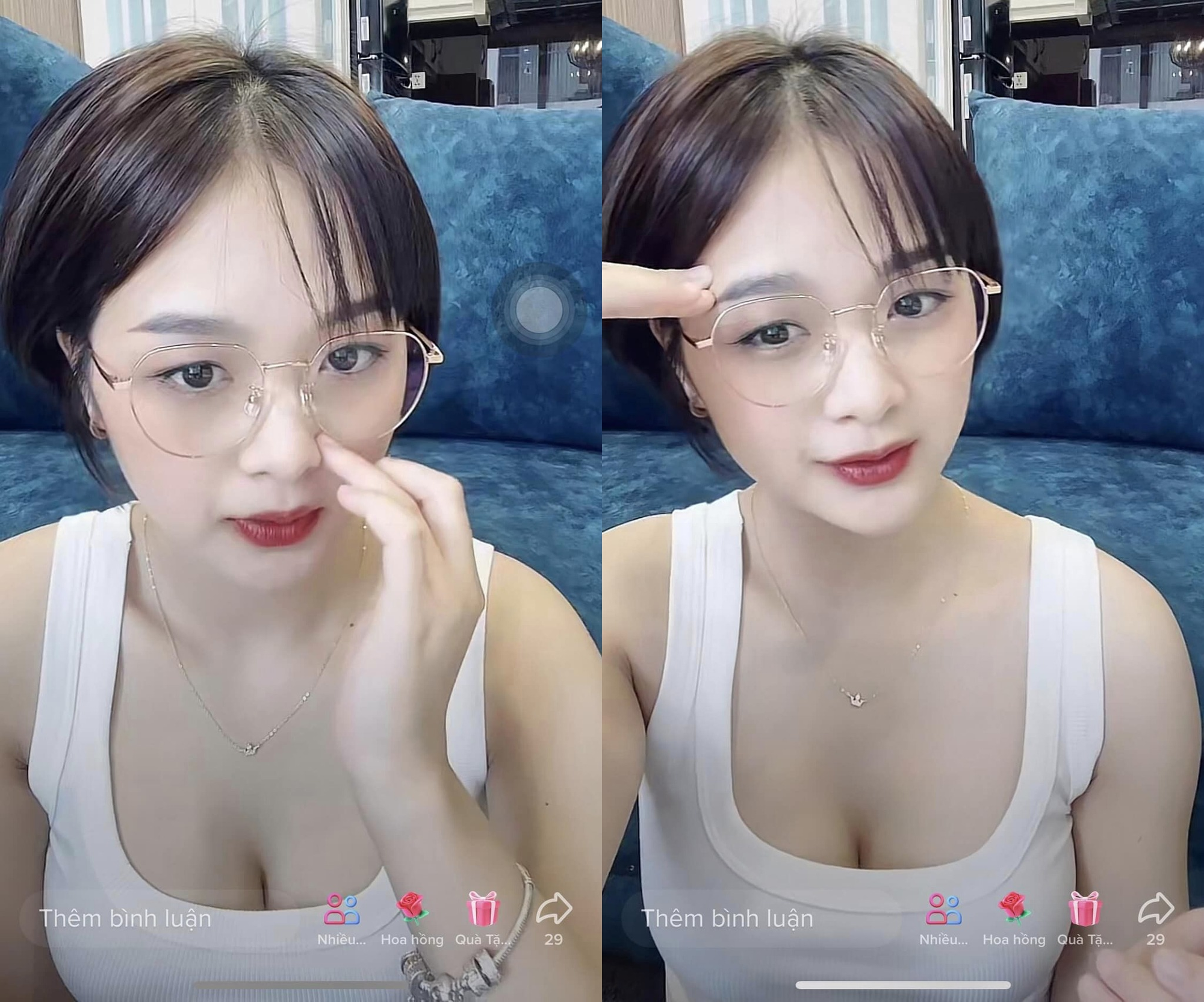 Gấm Kami Stuns Fans with Dramatic Post-Surgery Look 2 Gấm Kami's natural look before surgery.