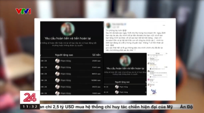 Streamer Khởi My Surprises Fans with Unexpected VTV Feature 5 Khởi My once revealed a fan donated 4 times, but after 15 days, the fan requested refunds totaling 6 donations.