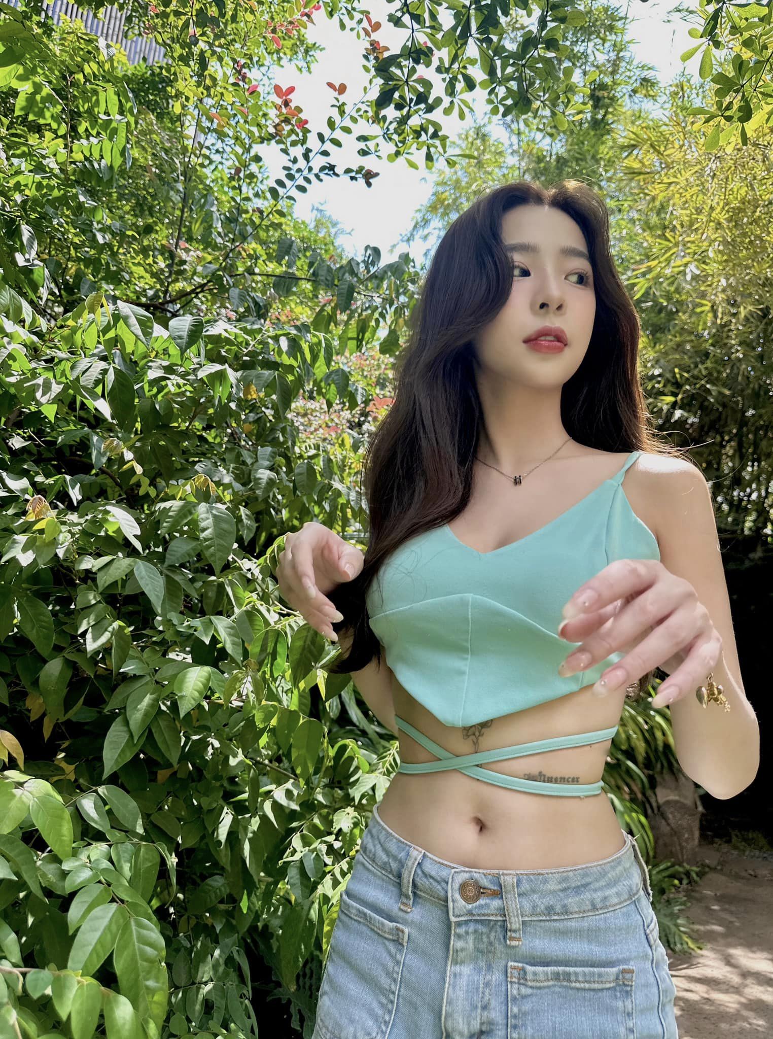 Tammy Phạm Dazzles with Fiery Curves After Gamer Breakup 4 Her loving herself,