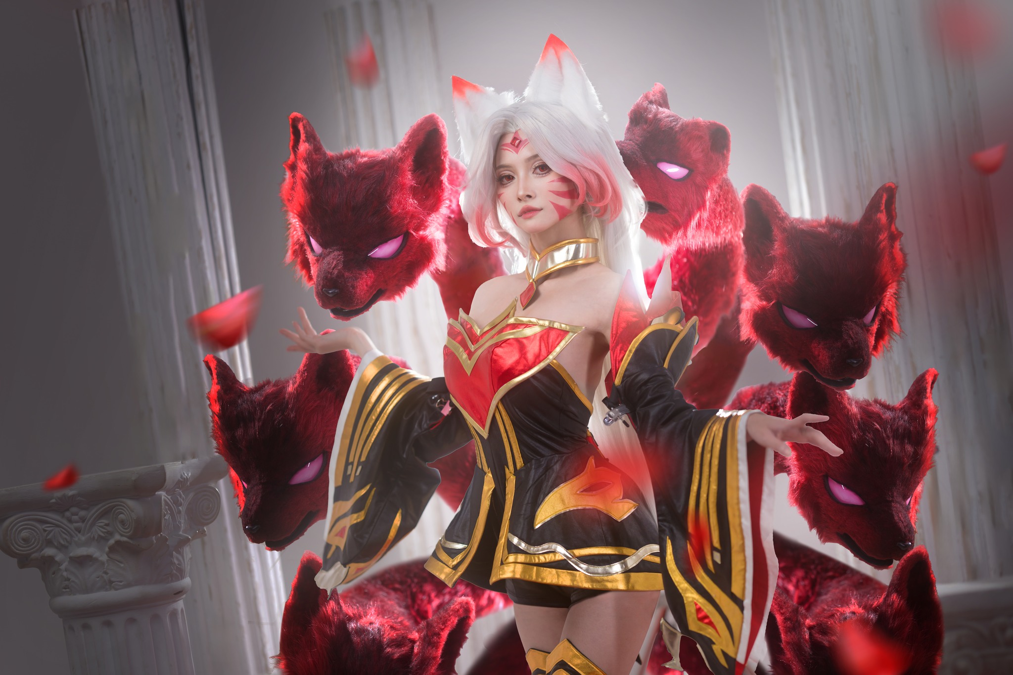 Ta Vy Ahri cosplay close-up