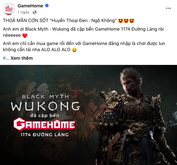 Play Black Myth: Wukong at Hanoi’s GameHome Cybercafes 1 anh chup man hinh 2024 08 24 luc 055900 1724453990257904034854