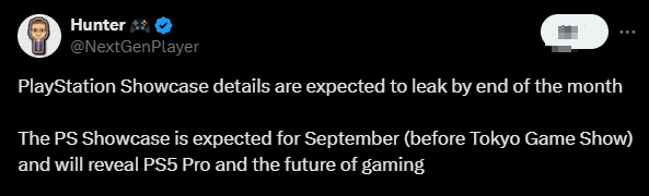 PS5 Pro Rumored to Launch This September 2 PS Showcase event teaser