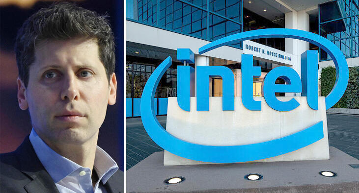 Intel factory production line