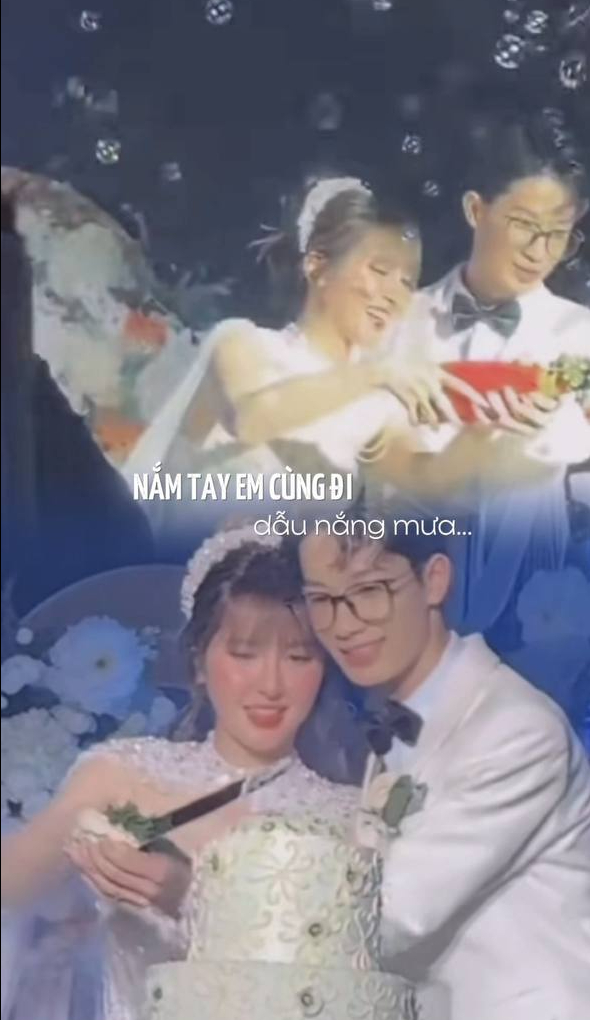 Streamer Ngân Sát Thủ Marries Pro Gamer Phan Văn Đông 4 Bride and groom at wedding
