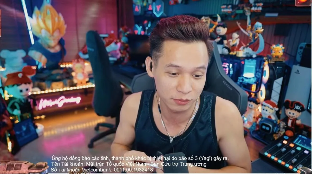 Độ Mixi livestream charity