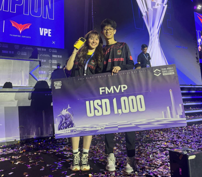 PUBG Mobile Star LeVis Shines On and Off the Field 1 LeVis competing at 2024 PMSL SEA Fall