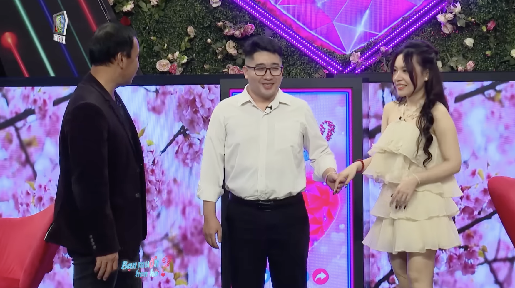 Couple on dating show