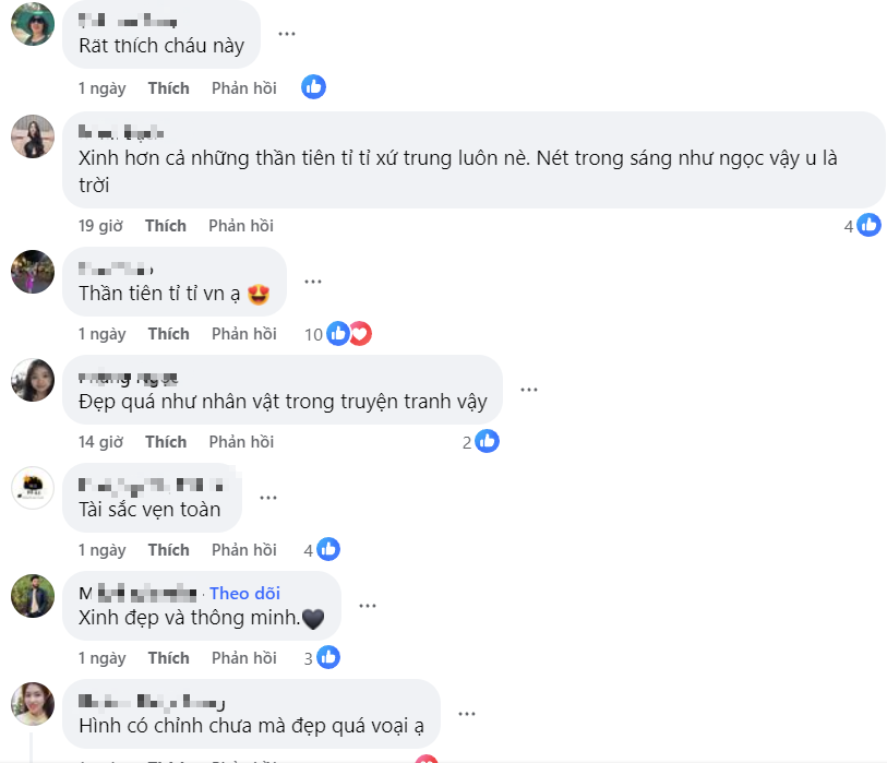 Fan comments praising Midu