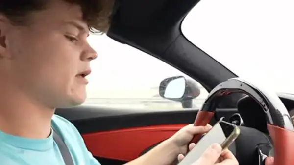 Jack Doherty's crashed McLaren 570S