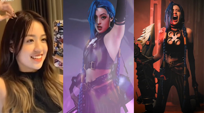 Trần Thanh Tâm Joins Gaming World with Stunning New Look 10 Trần Thanh Tâm as Jinx cosplay