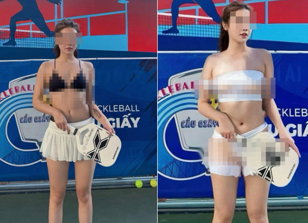 Pickleball Player Faces Drama After Edited Lingerie Photos Leak 2 Edited photo used to defame her.