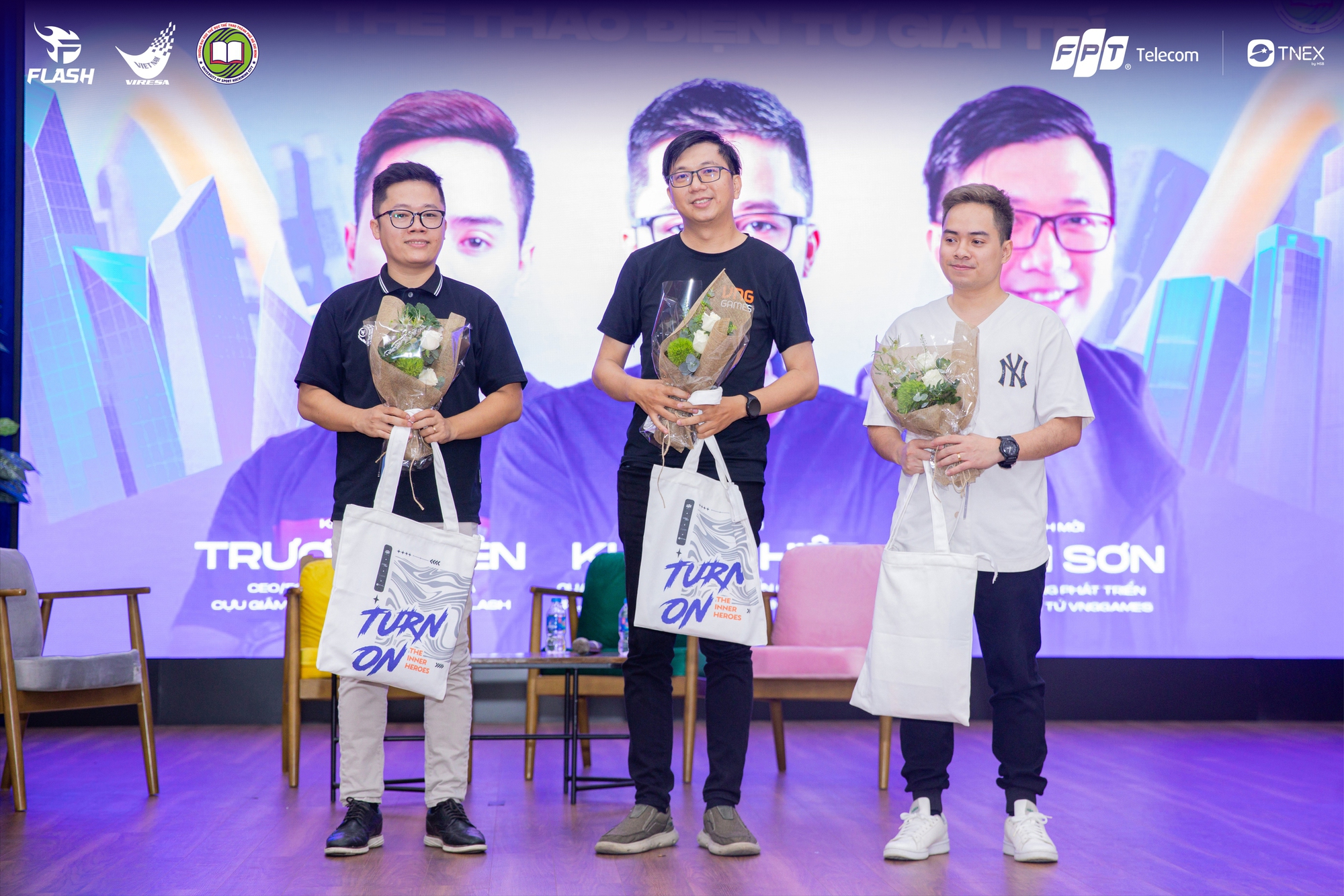 Flazers Day Brings eSports Dreams to Life for Youth 3 Panelists speaking at Flazers Day talkshow
