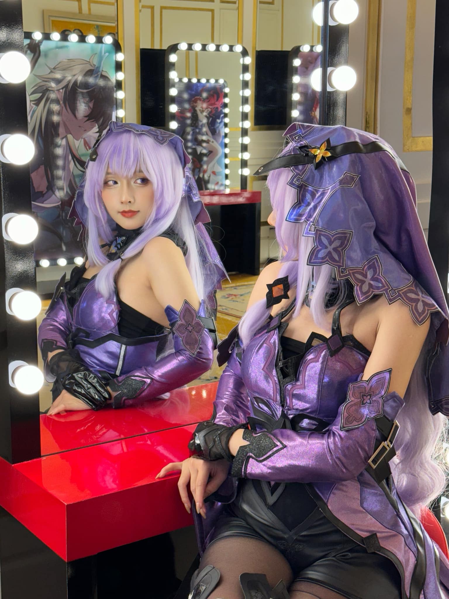 Quỳnh Quỳnh in sophisticated cosplay outfits