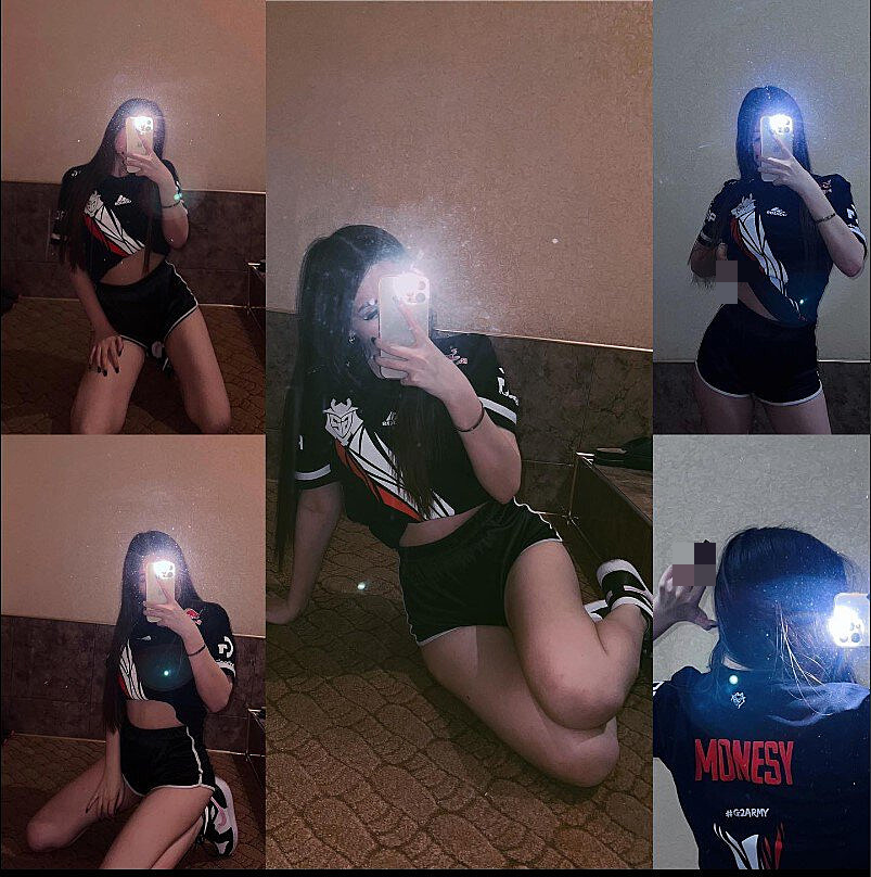 Turboxgirl wearing m0NESY's jersey