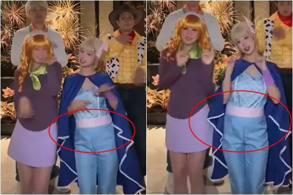 Han Hang with possible baby bump